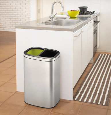 Balde Inox Reciclagem 2x20L OLI-Cube